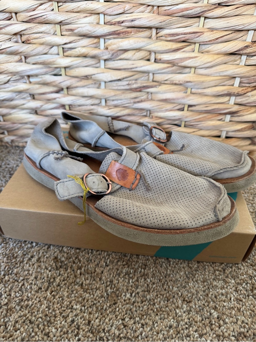 SATORISAN Benniras Microperforated Marnie Shoes in Rocky Grey